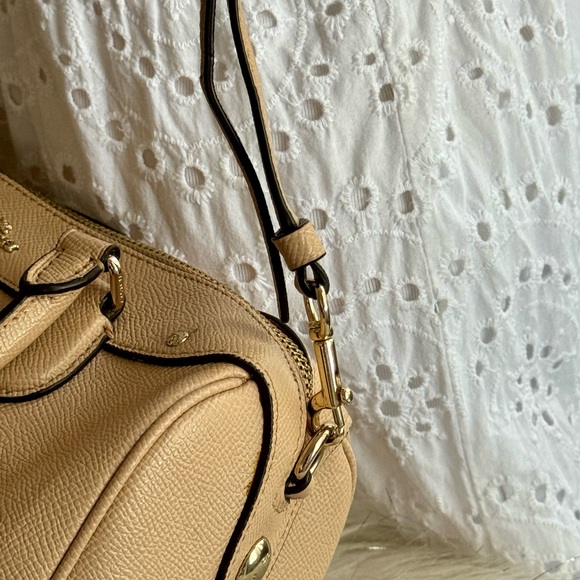 Coach Bennett Satchel Crossbody in Tan Leather - Picture 4 of 12